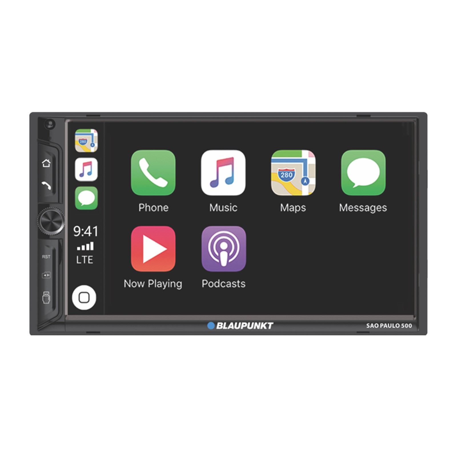 Blaupunkt SAO PAULO 500 7″ Touchscreen BT Radio, 2x 6″ + 2x 6×9″ Speaker w/Wire