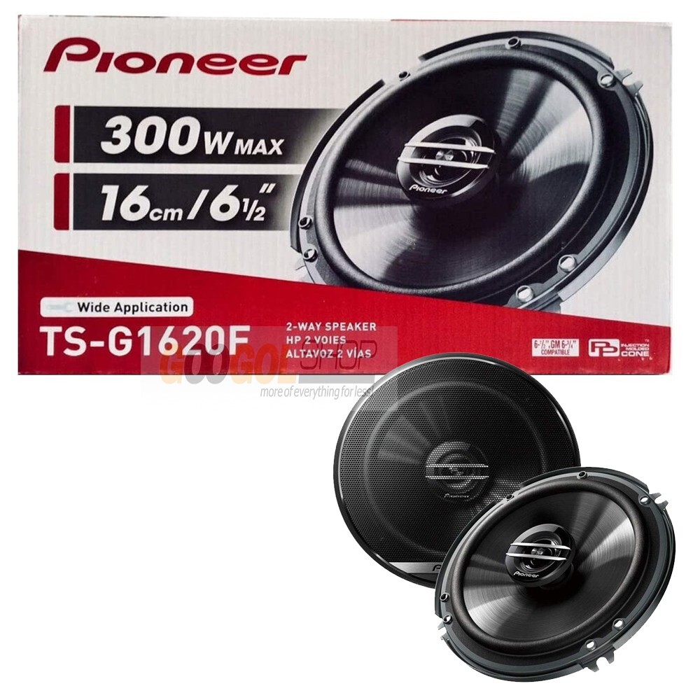 Pioneer package 6.2″ In-Dash Car Stereo receiver + 2 pair 6.5″ coaxial Speakers