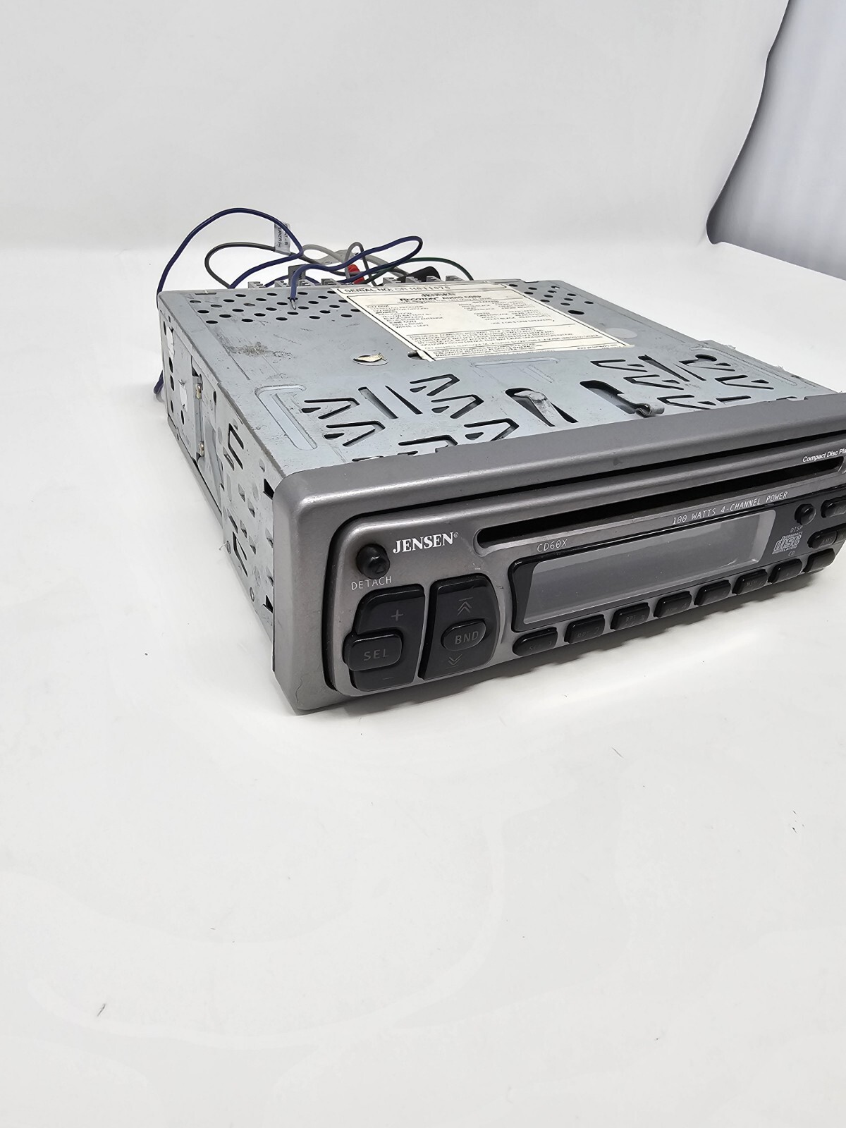 Jensen CD60X Car CD Stereo 100 watt 4 Channel