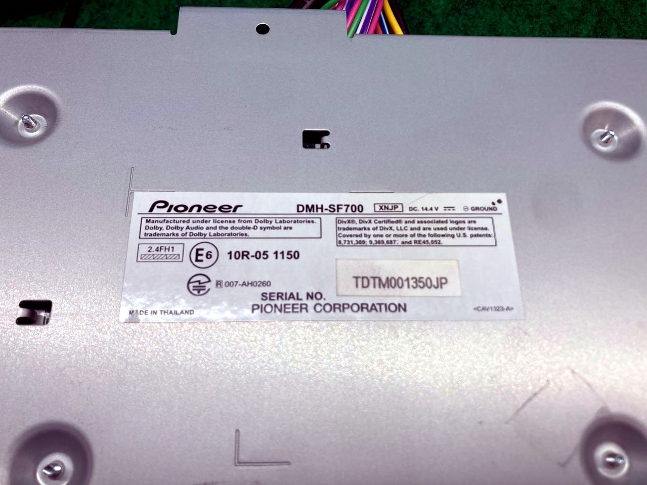 Pioneer carrozzeria DMH-SF700 Car Stereo Receiver Tested Working Bluetooth