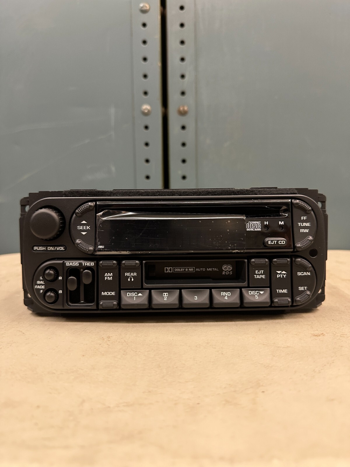 New Chrysler Dodge Jeep AM/FM Radio with Cassette, CD & Equalizer 5064123AC
