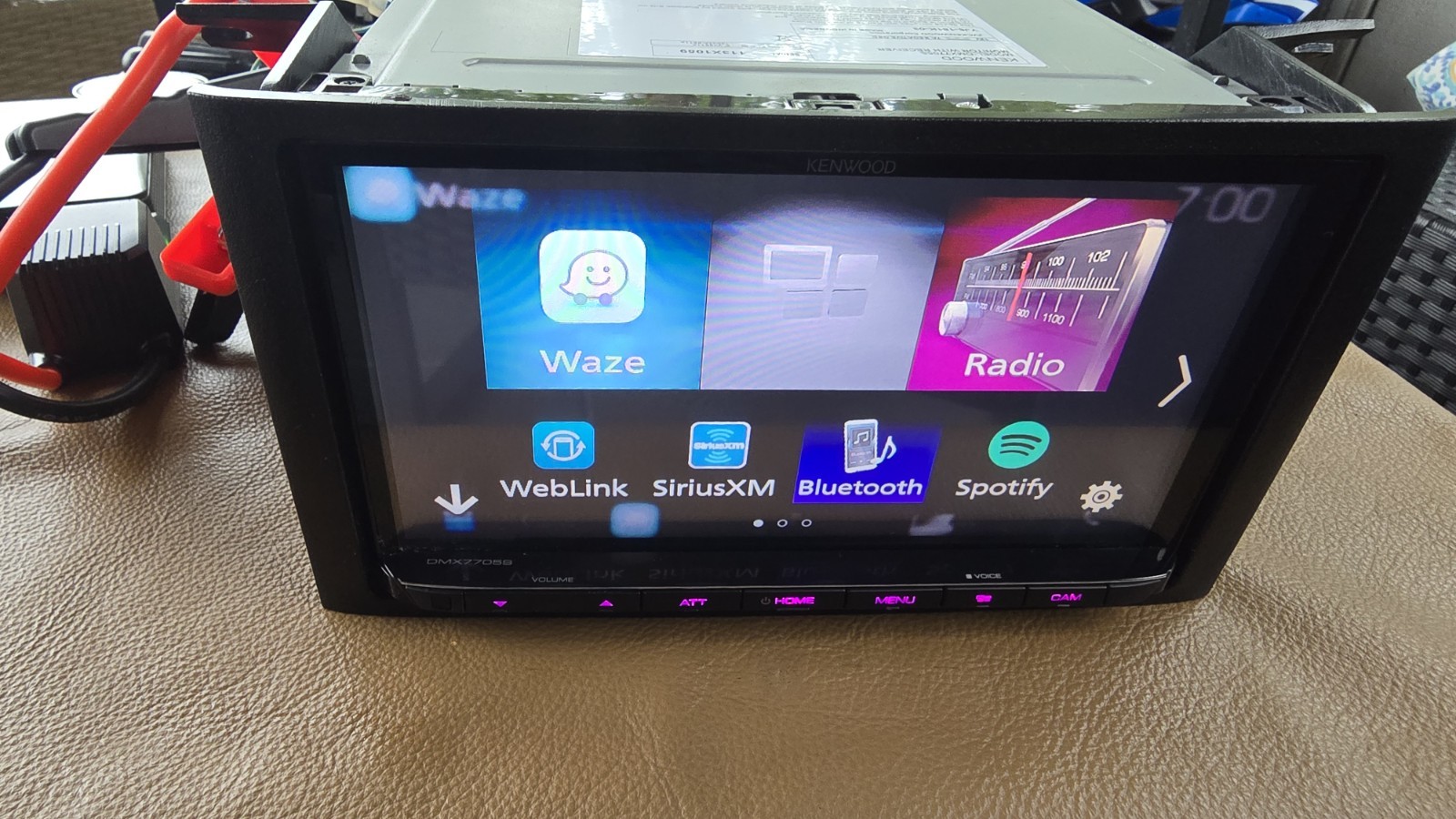 KENWOOD DMX7705S Touchscreen Bluetooth Car Audio Apple Android Play Radio Usb