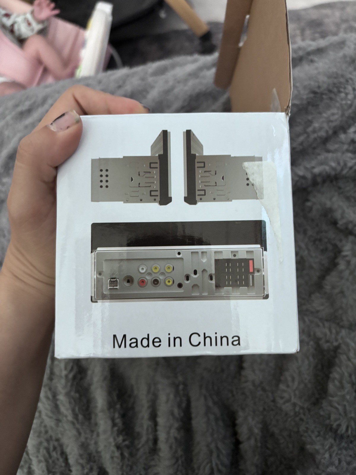 6.9 Inch Single Din Car Stereo with Wireless CarPlay/Android Auto/Mirror Link,1