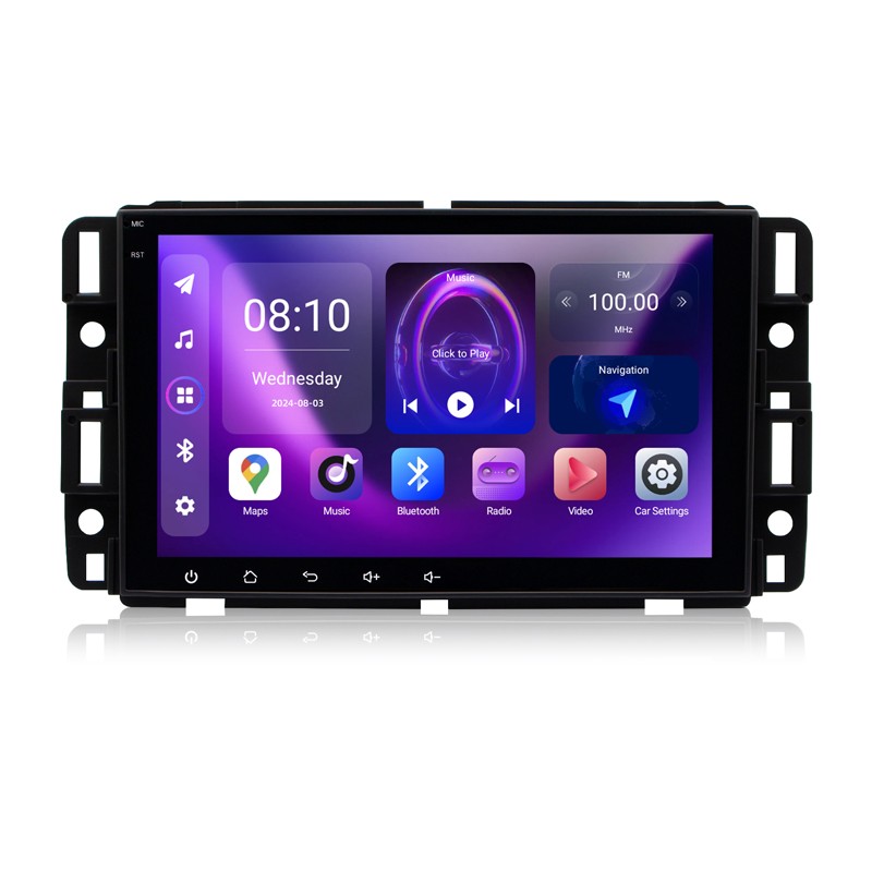 For 2009-2013 Chevrolet Silverado Apple CarPlay Android 14 Radio Stereo GPS WiFi