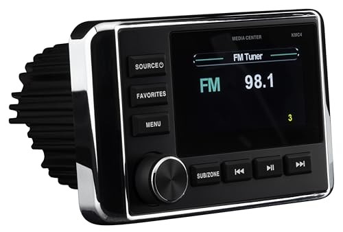 Kicker KMC4, KMC Marine Media Center w/ Bluetooth (51KMC4) Open Box