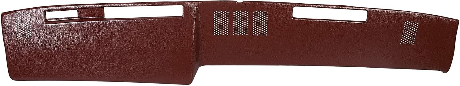 Maroon Dashboard Cover Compatible with 1981-1991 Chevrolet GMC C/K/R/V Truck/Suv