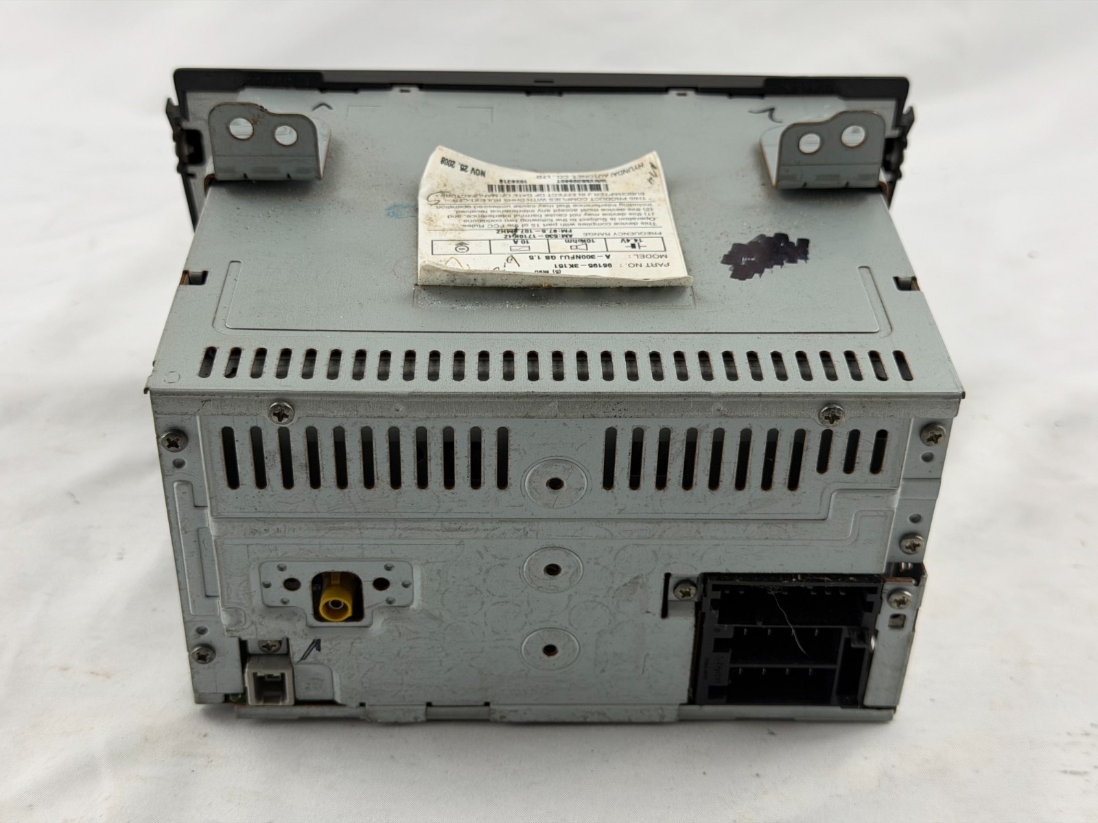 Hyundai Infinity 6-Disc CD MP3 Radio Receiver 96195-3K151 Tested Functional