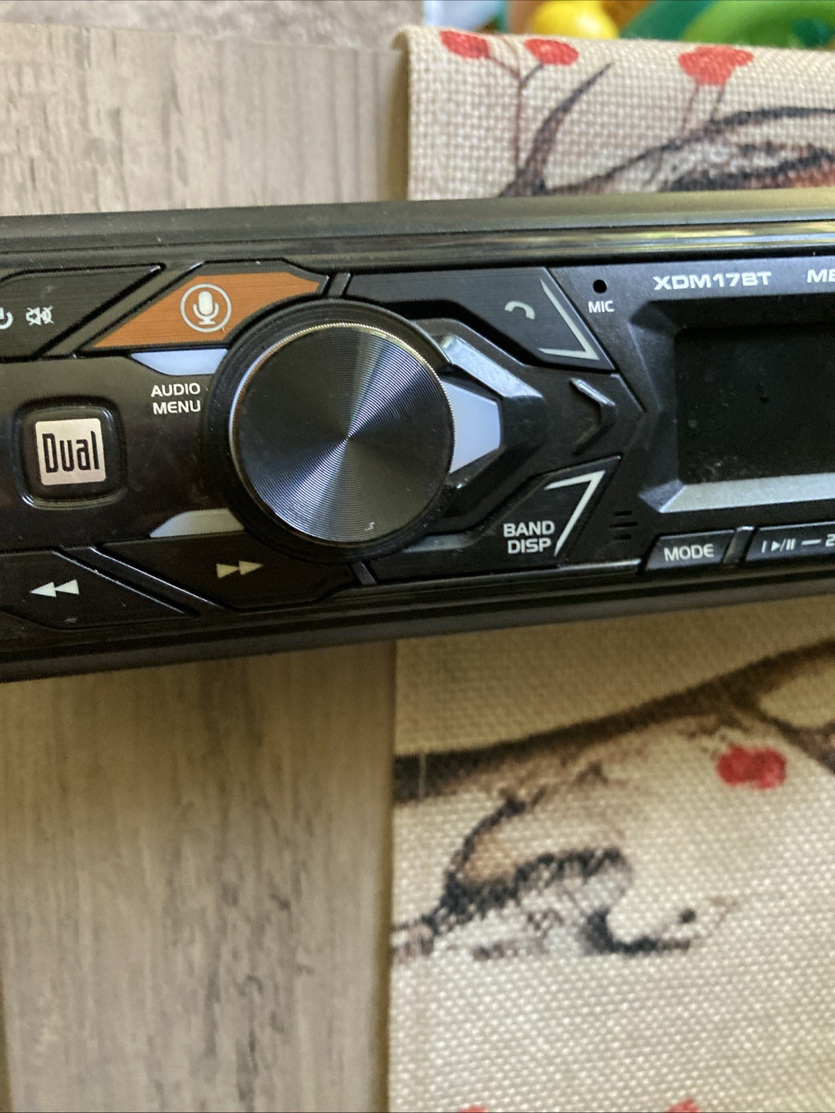 Dual Electronics XDM17BT Single DIN Car Stereo Worked When Taken Out Of Car