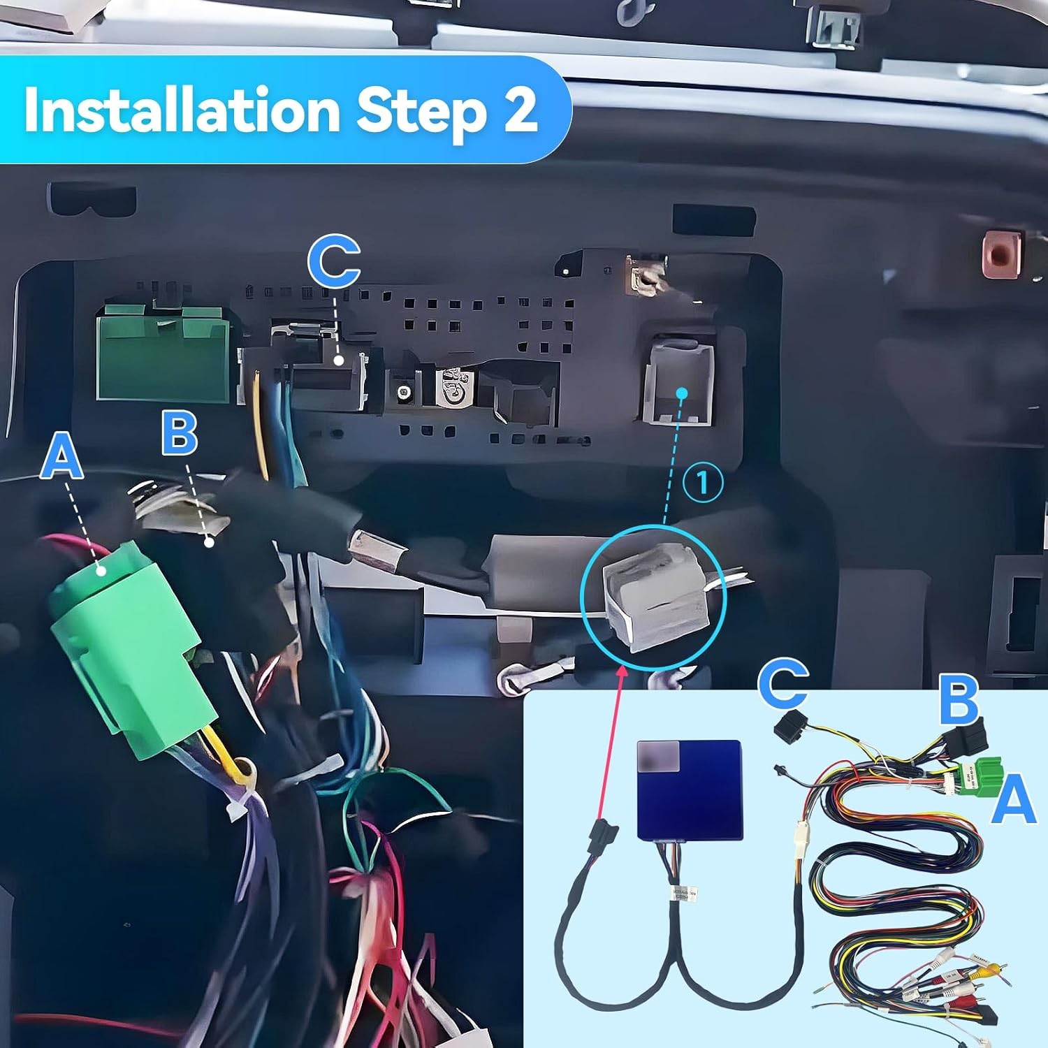 Audio Adapter for Chevy Silverado GMC Sierra 2014-2018 Car Stereo Radio