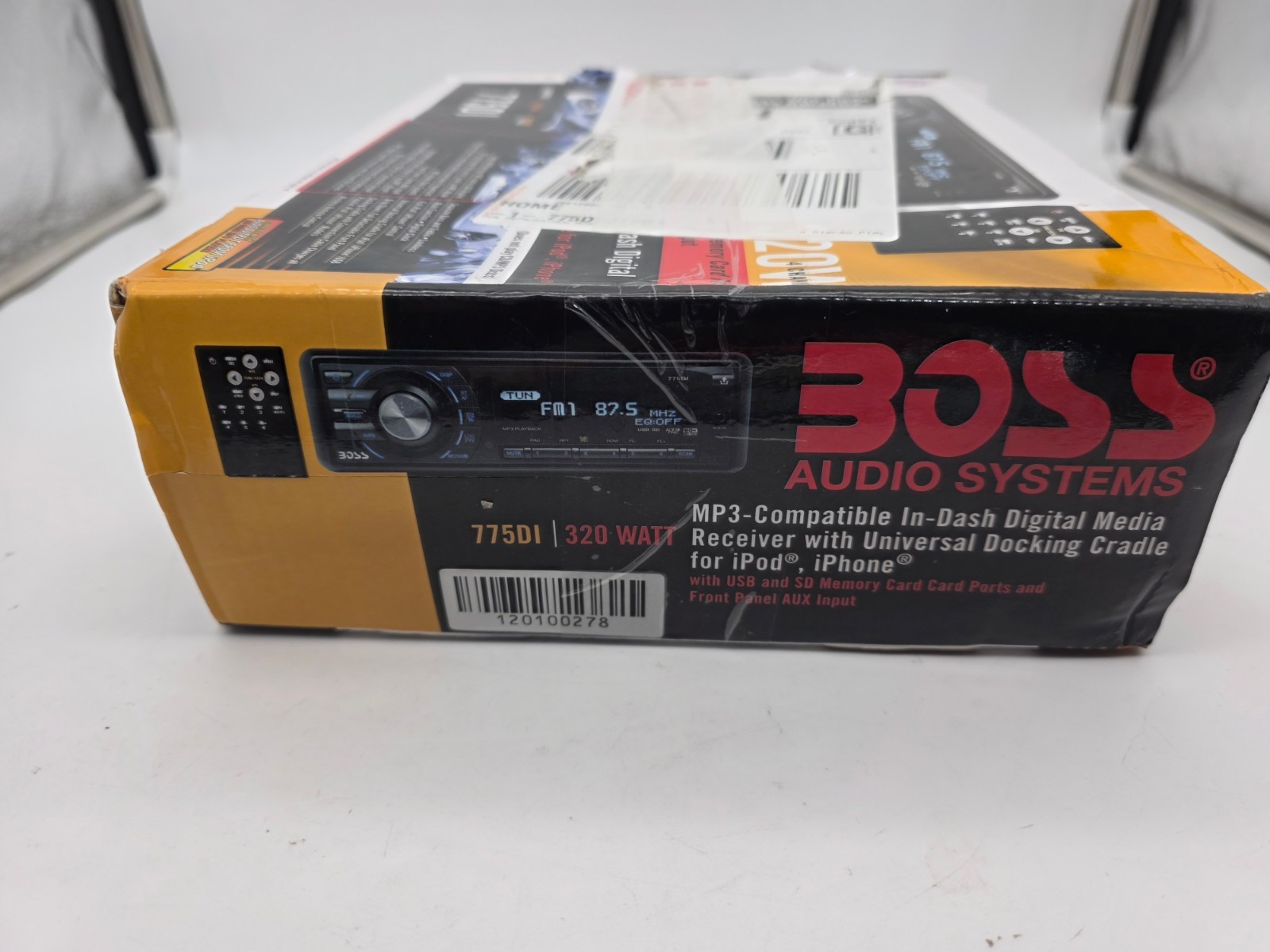 Boss 775DI MP3 In Dash Digital Media Receiver 320 W ~ Open Box NEW