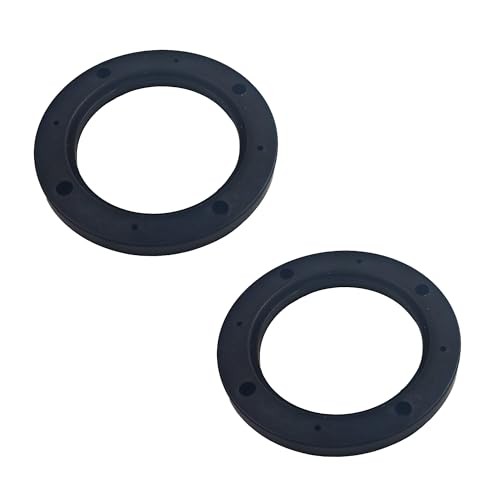 2Pcs Universal Fit ABS Car Stereo Speaker Spacers – Black Plastic – 4 Inch