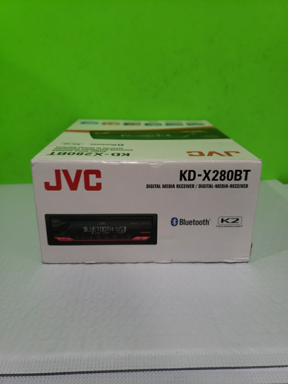 JVC KD-X280 BT Bluetooth Digital Car Media Receiver Single DIN AM/FM Radio Open