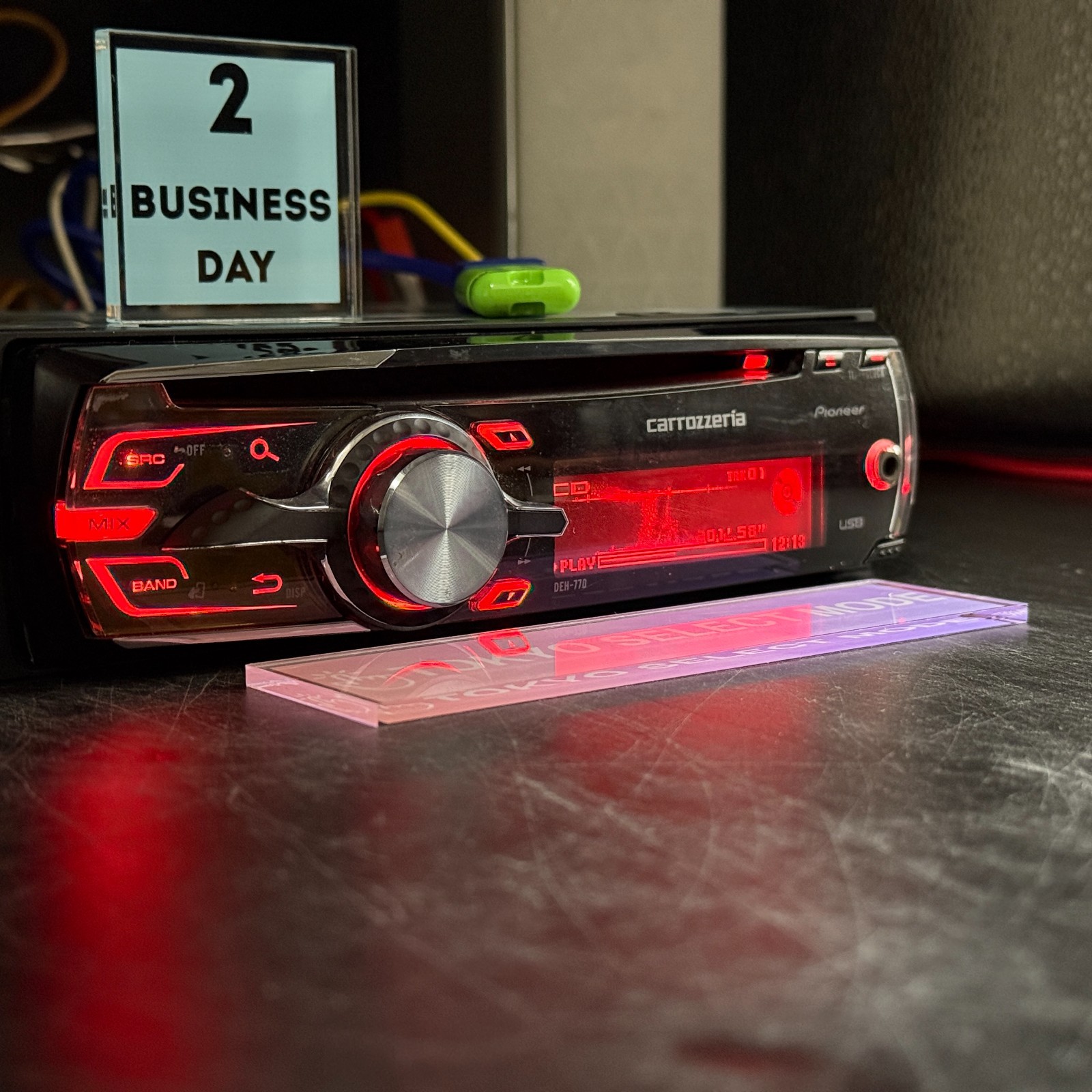 Pioneer Carrozzeria DEH-770 1DIN Car Audio Player CD USB AUX Tested JDM In Stock