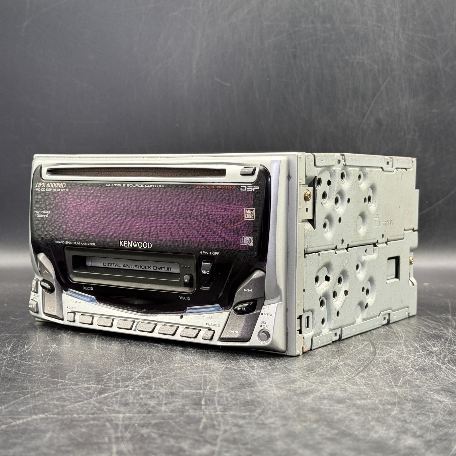 Kenwood DPX-6000MD 2DIN CD MD Car Audio Added Bluetooth JDM DSP Tested In Stock