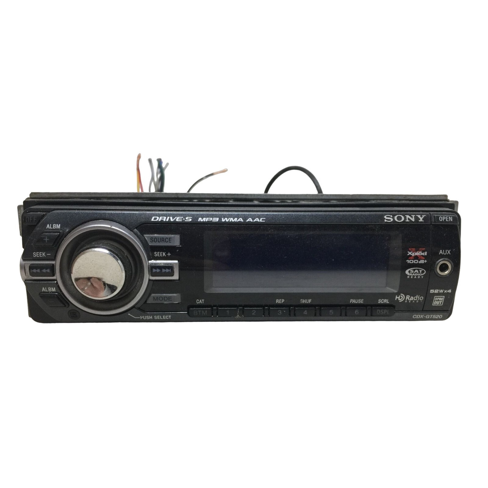 SONY FM/AM Compact Disc Player- Model CDX-GT520