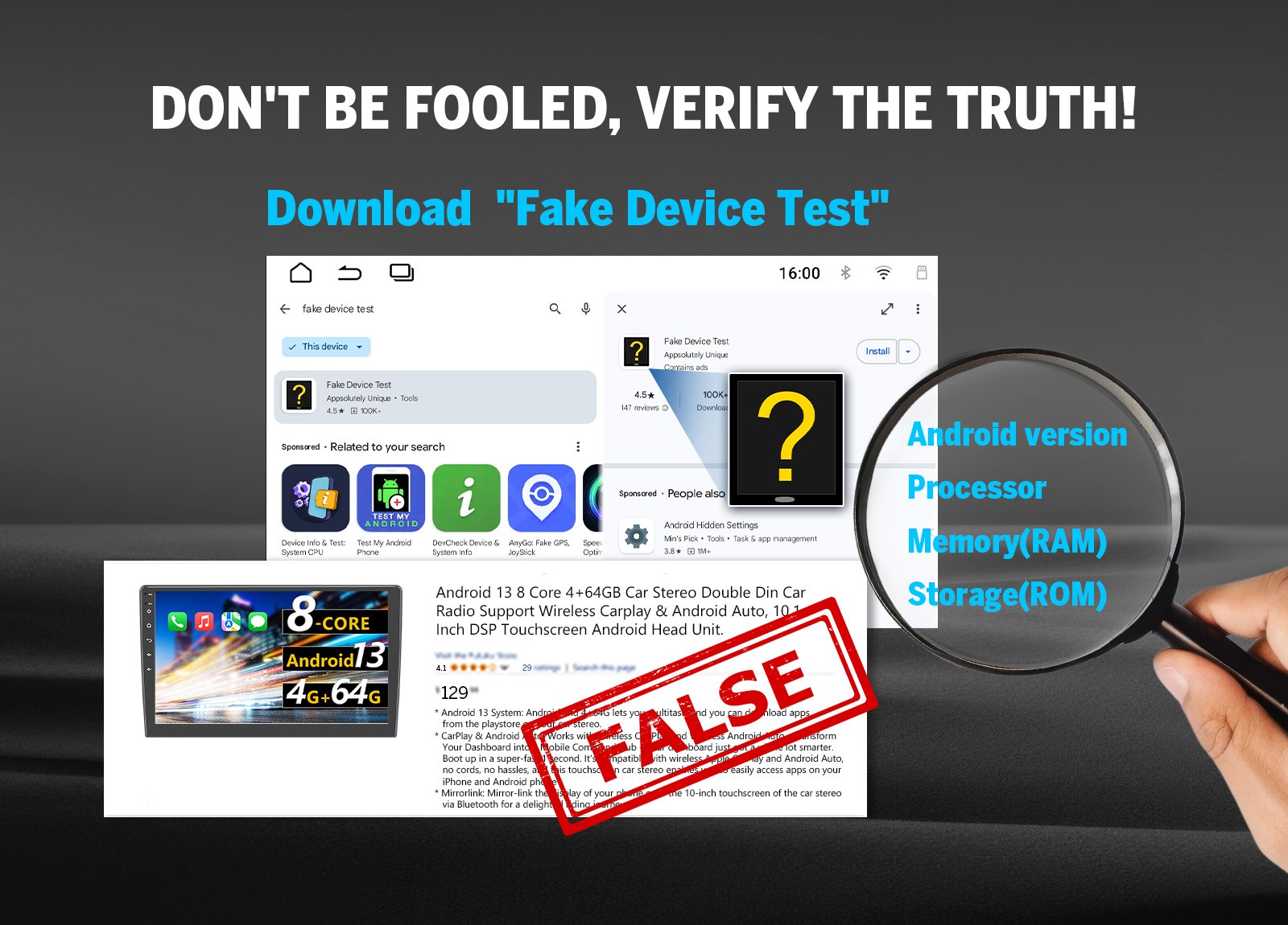 Eonon E46A13 9″ IPS Android 13 Car Stereo GPS RDS Radio Bluetooth for BMW E46 M3