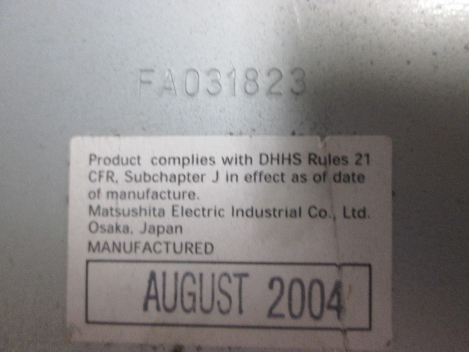 2004-2006 Subaru Forester Radio Weather Band Receiver 6 CD 86201SA110 NOT TESTED