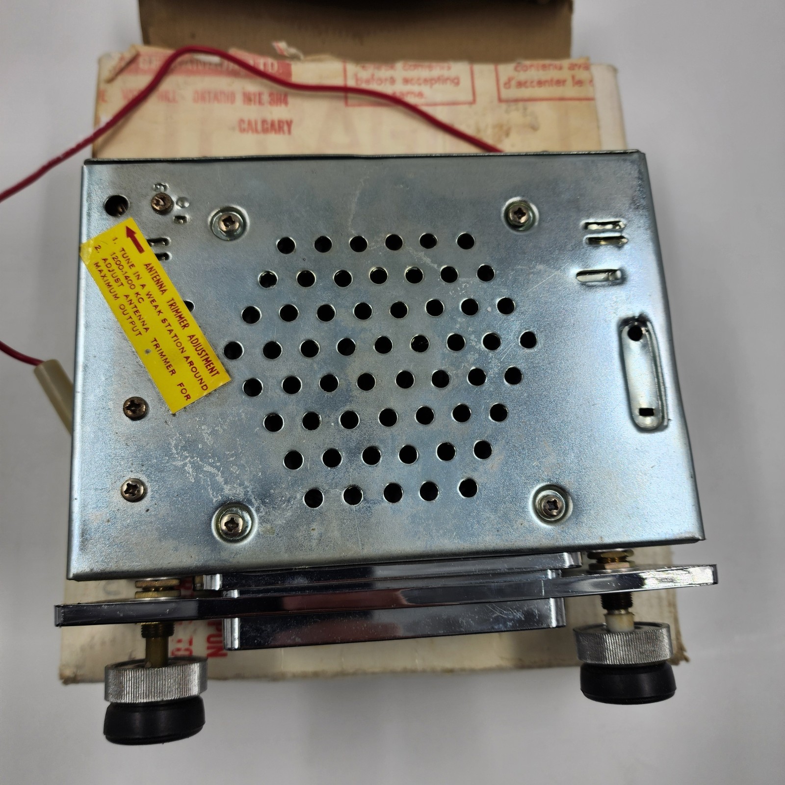 Vintage Automatic Car Radio TMA-1550-V Universal Solid State 12V Hong Kong