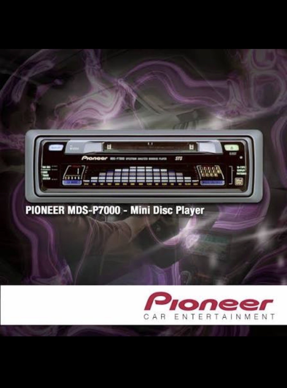 Carrozzeria Pioneer MDS-P7000 MiniDisc Player – Rare Vintage Car Audio (As-Is)