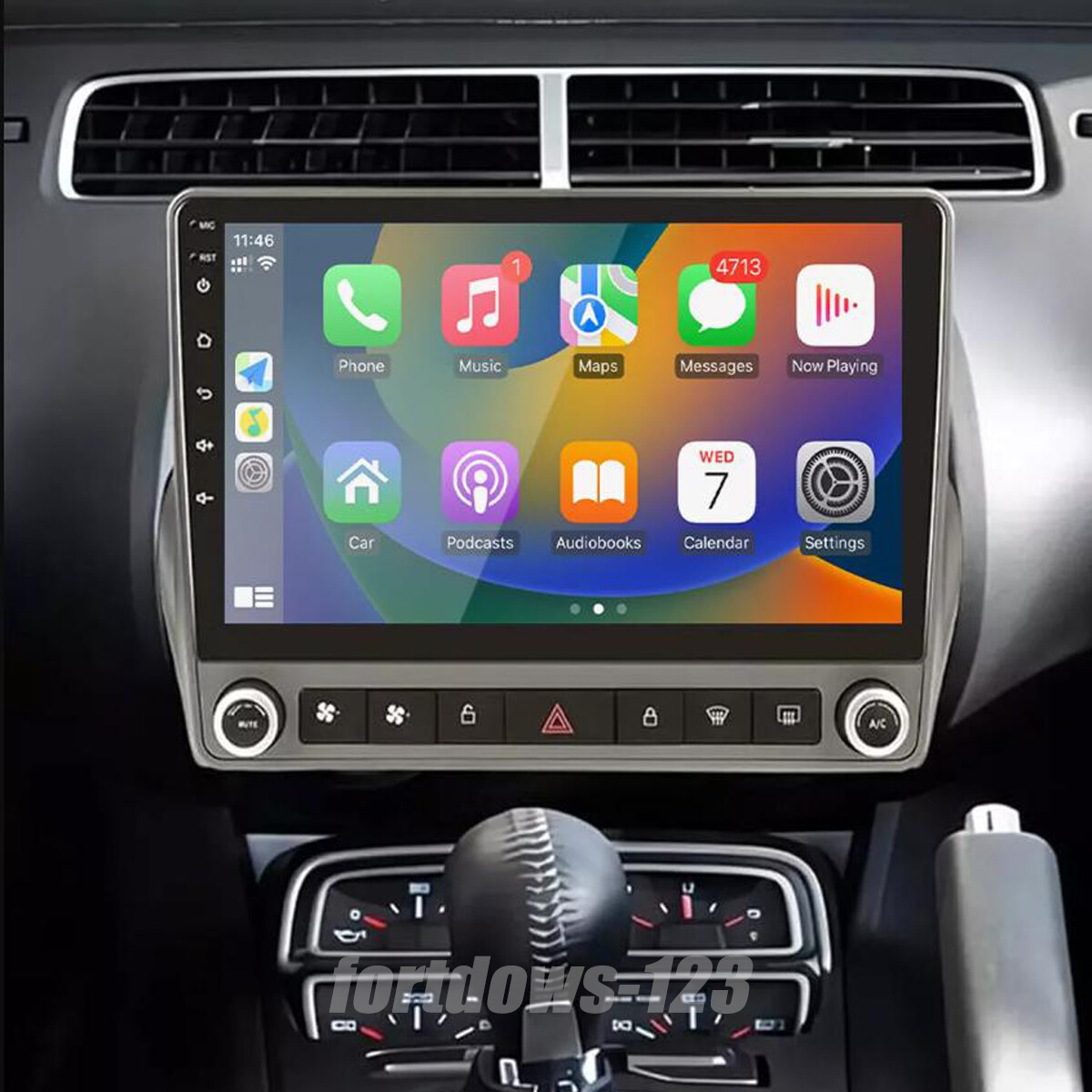 Android 13 Stereo Radio GPS + Backup Camera For Chevrolet Camaro 2008-15 Carplay