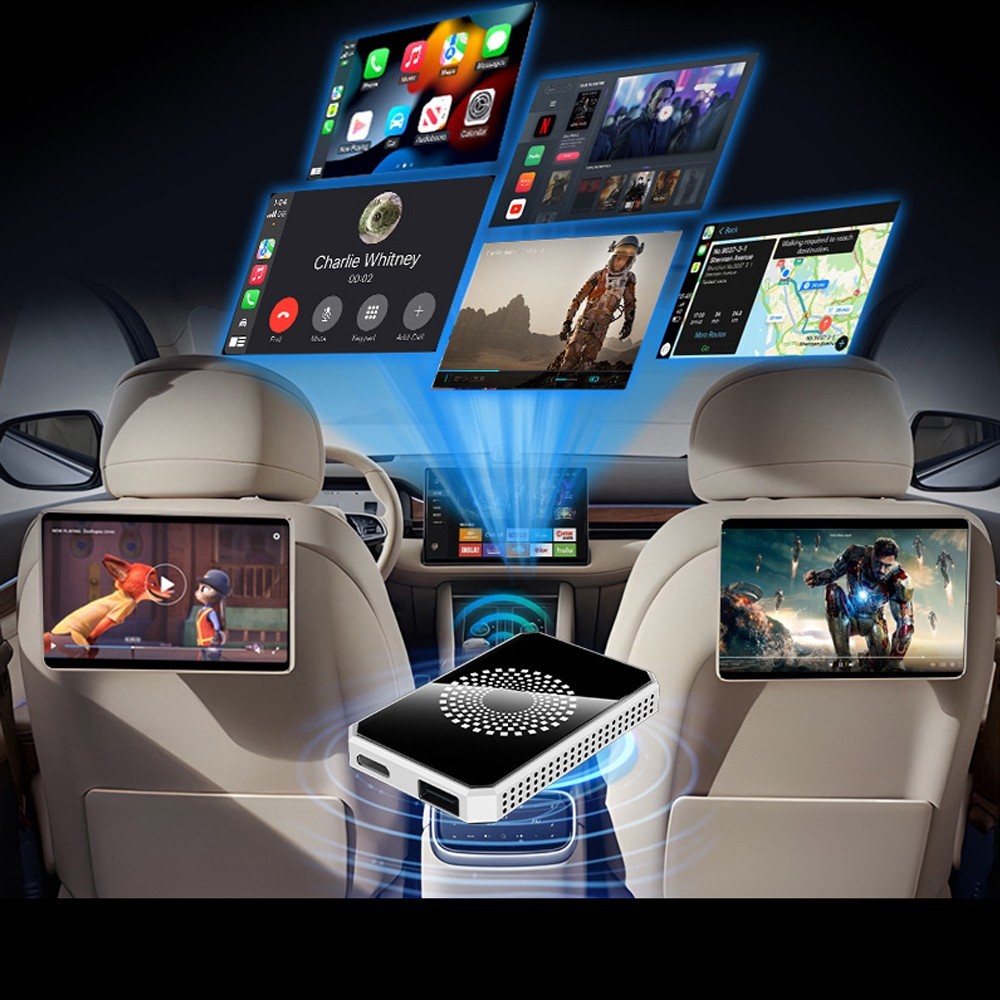 Wireless CarPlay WIFI AI box Android Auto Adapter Converter w/ Netflix YouTube