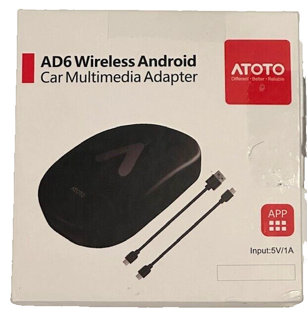 ATOTO AD6 Wireless Android Car Multimedia Adapter