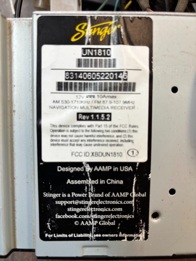 Stinger HEIGH10 UN1810. STEREO. NO SCREEN