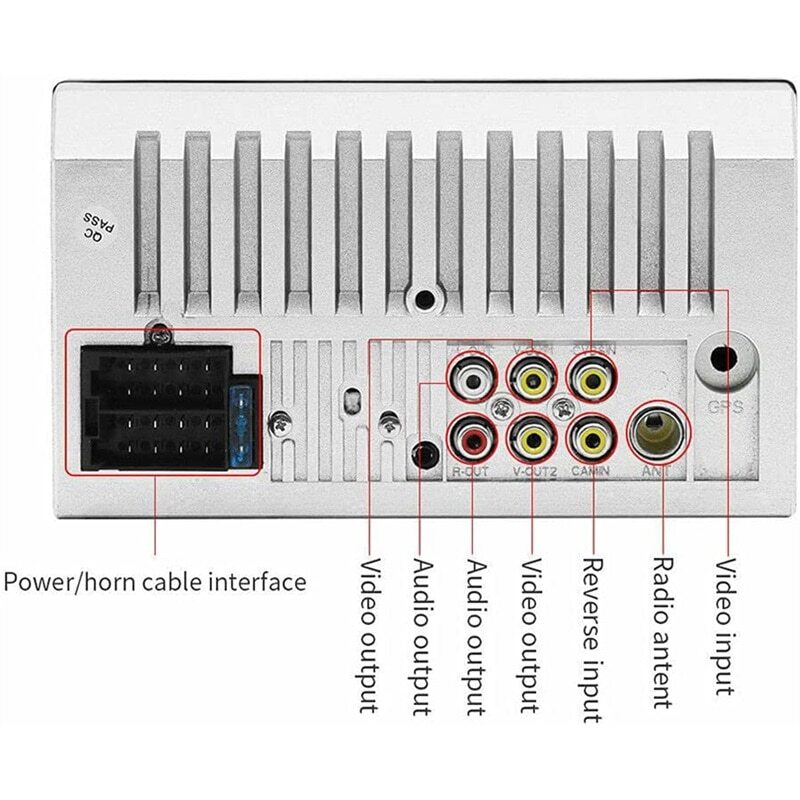 2 Din Car Radio 7″ HD Touch Screen Audio Stereo Video MP5 Multimedia Player