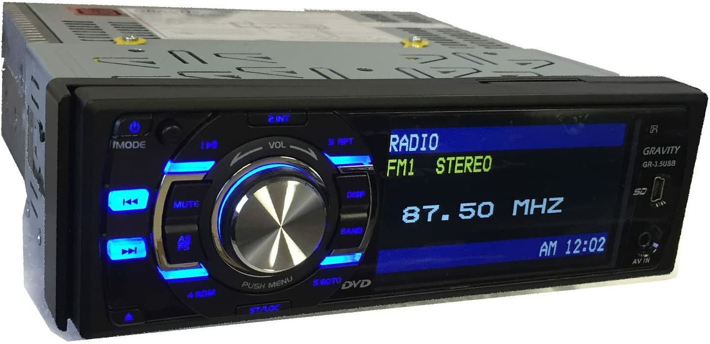 GRAVITY GR-3.5USB DIGITAL LCD 3.5″ DVD ENTERTAINMENT SYSTEM