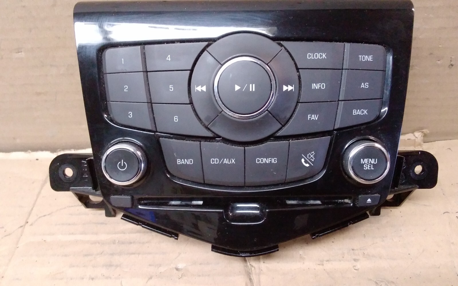 2013 CHEVROLET CRUZE AM FM CD MP3 RADIO CONTROL PANEL ID- 95914367