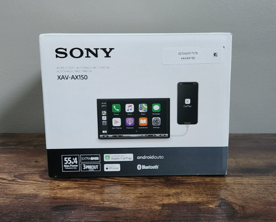 Sony XAV-AX150 6.95in Apple CarPlay Android Auto Bluetooth Car AV Receiver NEW