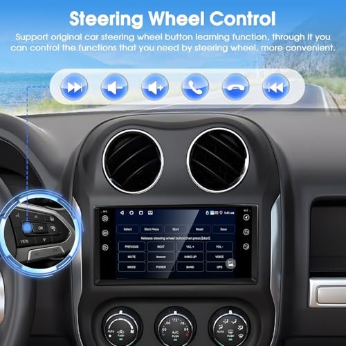 Android 15 Car Stereo for [4+64G] with Mirror Link
