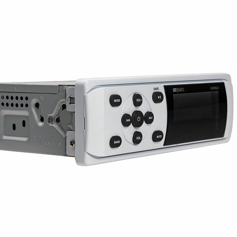 MB Quart MDR2.0S2W Multimedia Receiver + 6.5″ Speakers White Finish