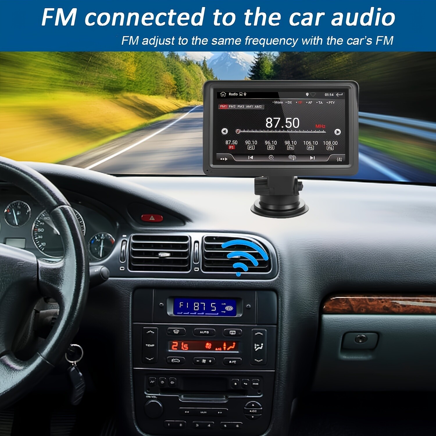 7"Car Mp5 Radio Player Video Portable Apple CarPlay Android Auto For BMW VW