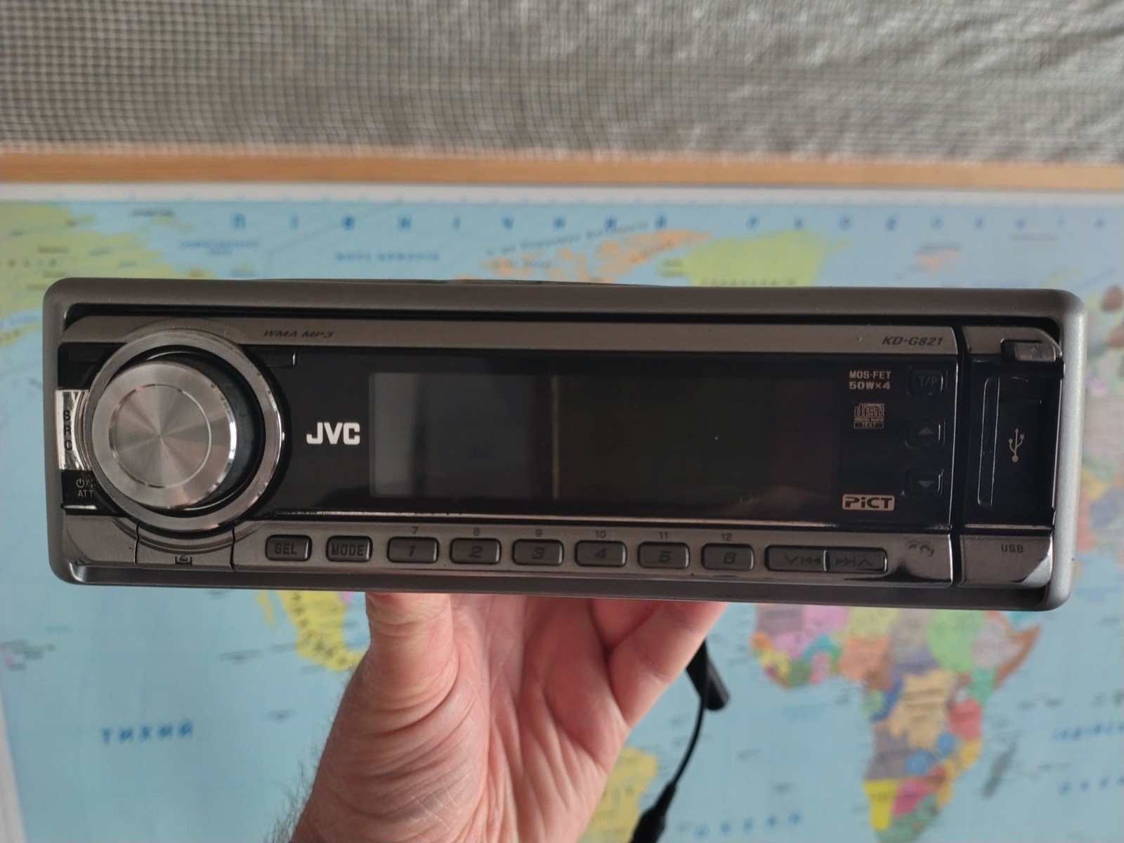 JVC KD-G821 Car Radio Stereo Mobile Media Station Fully Working Great Shape