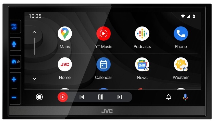 JVC KW-M780BT Multimedia Receiver w/ Android Auto and Apple CarPlay + Backup Cam