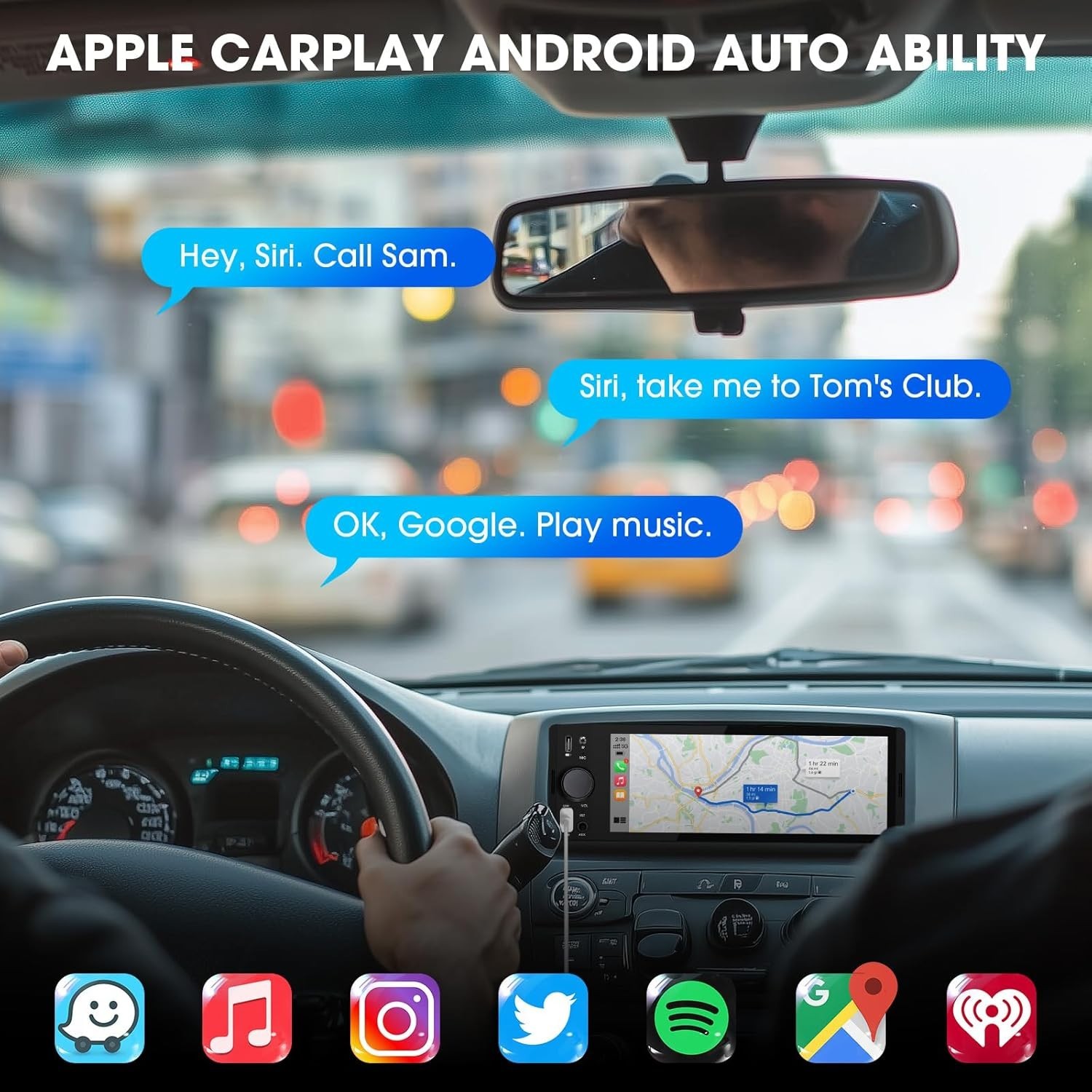 Upgrade Your Ride: 300W Bluetooth Car Stereo with FM/AM & Steering Control