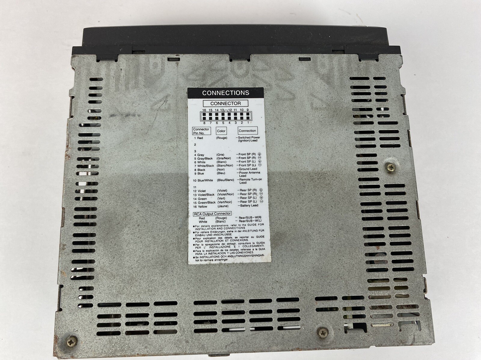 JVC KD-S640 CD player am/fm with detachable face plate