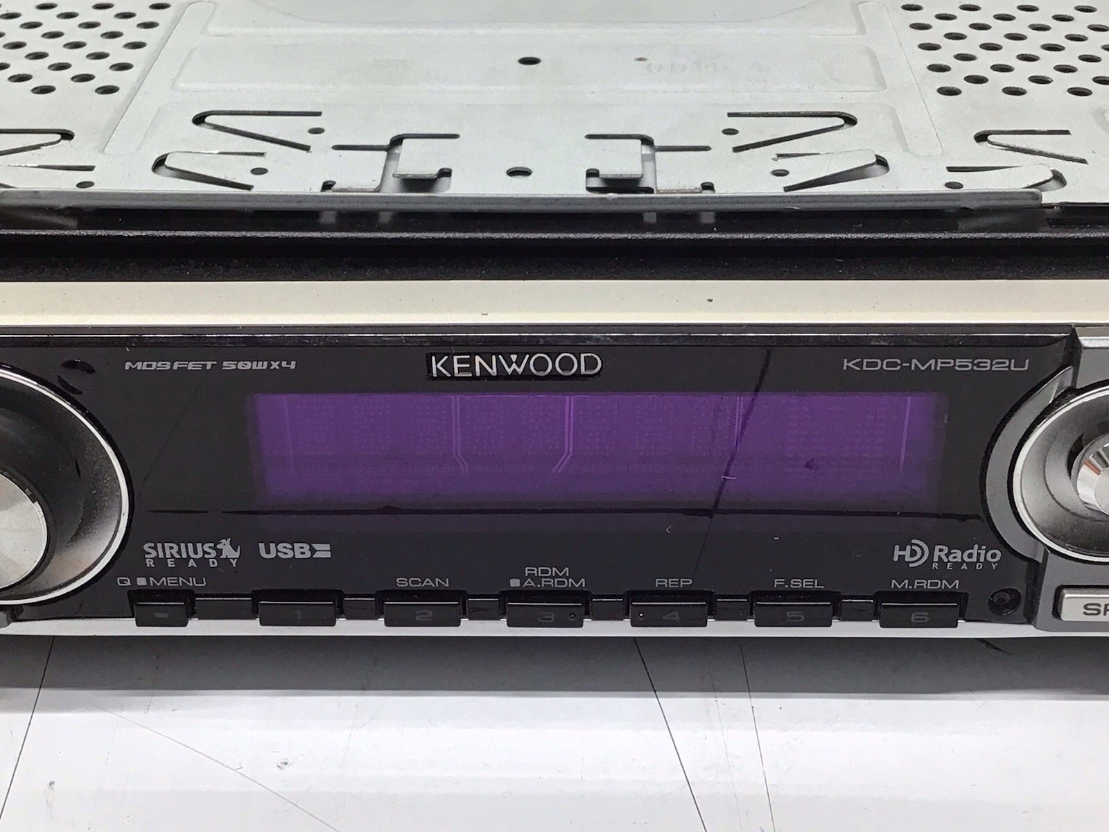 Kenwood KDC-MP532U CD Player/USB In Dash Receiver Complete W/Remote, Manual, Box