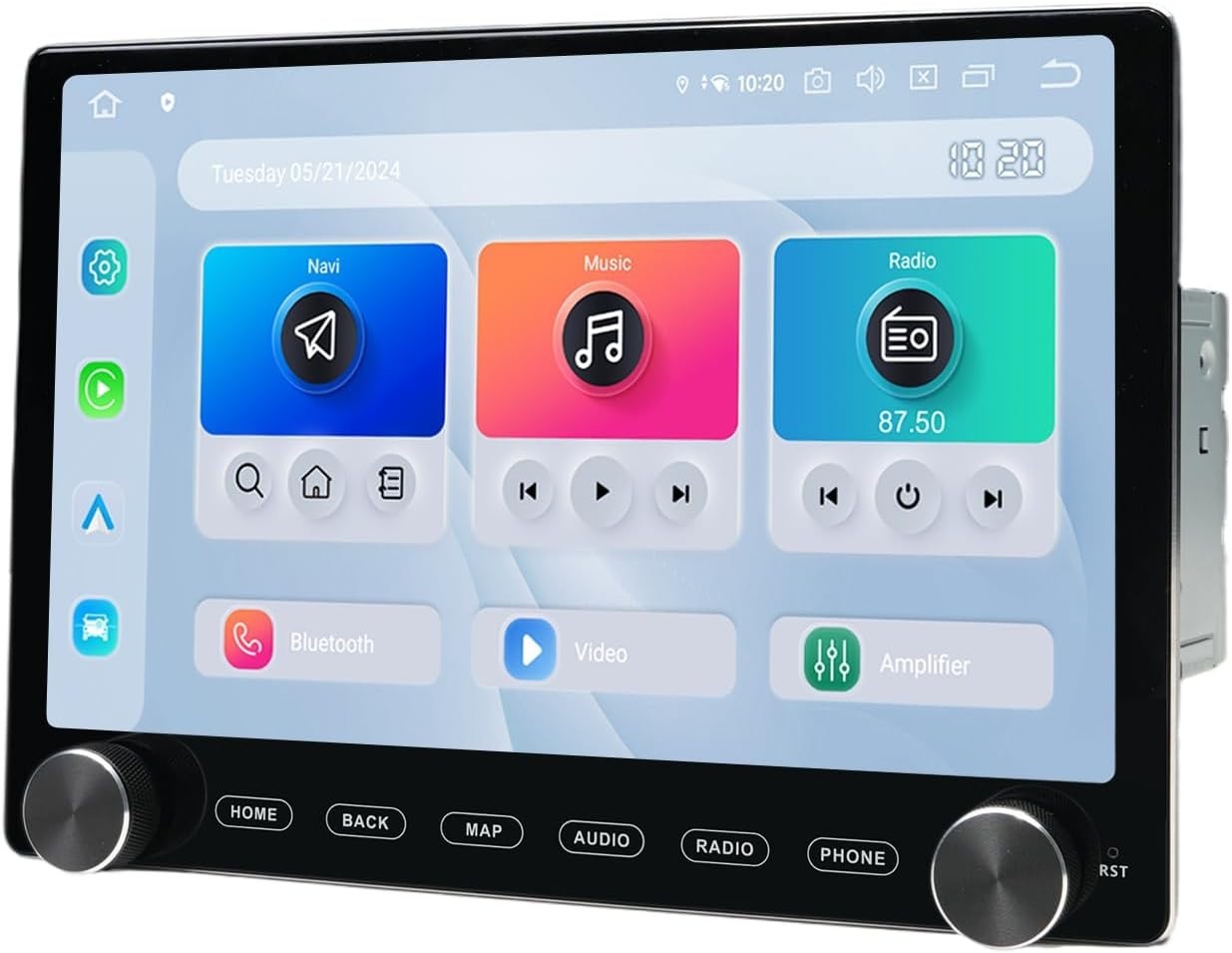 Dasaita 11.6″ Universal 2 Din Car Radio GPS Carplay Android Auto 4G LTE 6+64G