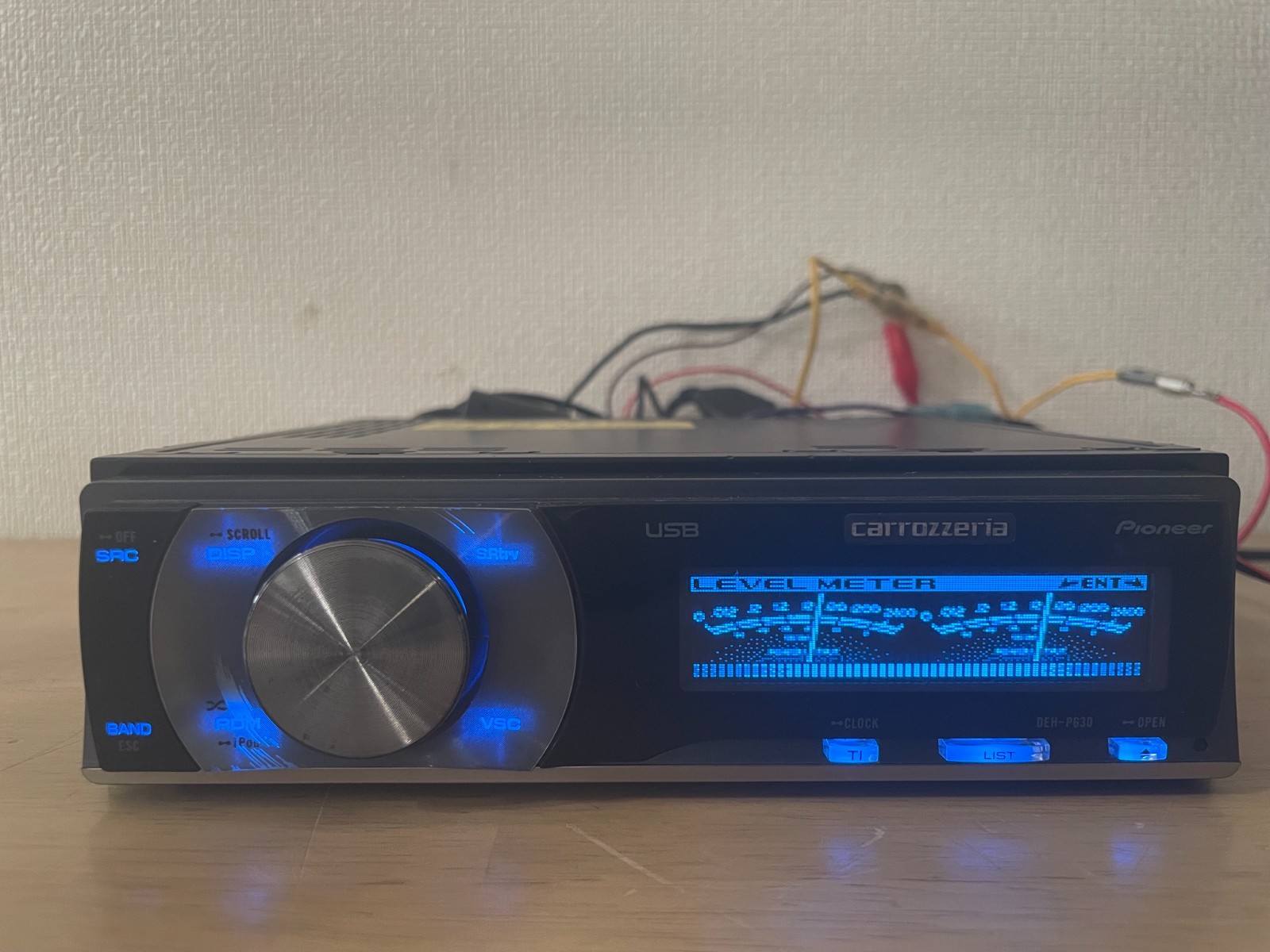 Pioneer Carrozzeria DEH-P630 1Din Car Audio CD Player Operation Confirmed