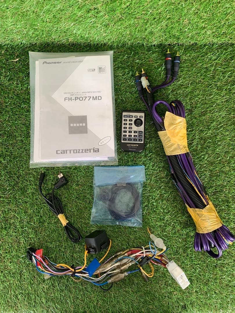 [Rare] Carrozzeria FH-P077MD Comes with remote control and instruction manual.