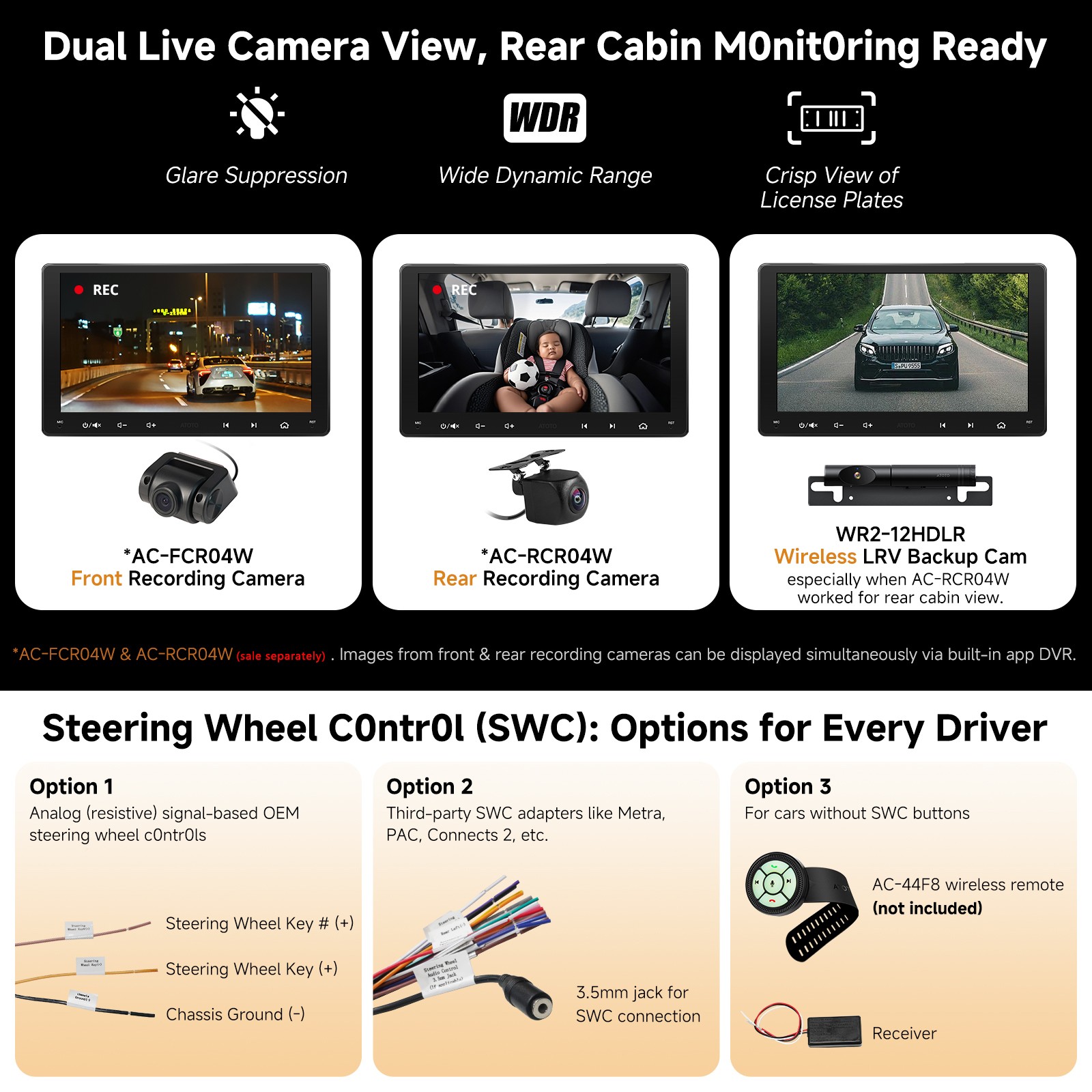 ATOTO S8 Android Car Stereo 4+32GB 7″ 2DIN GPS RDS Wireless Android Auto&CarPlay
