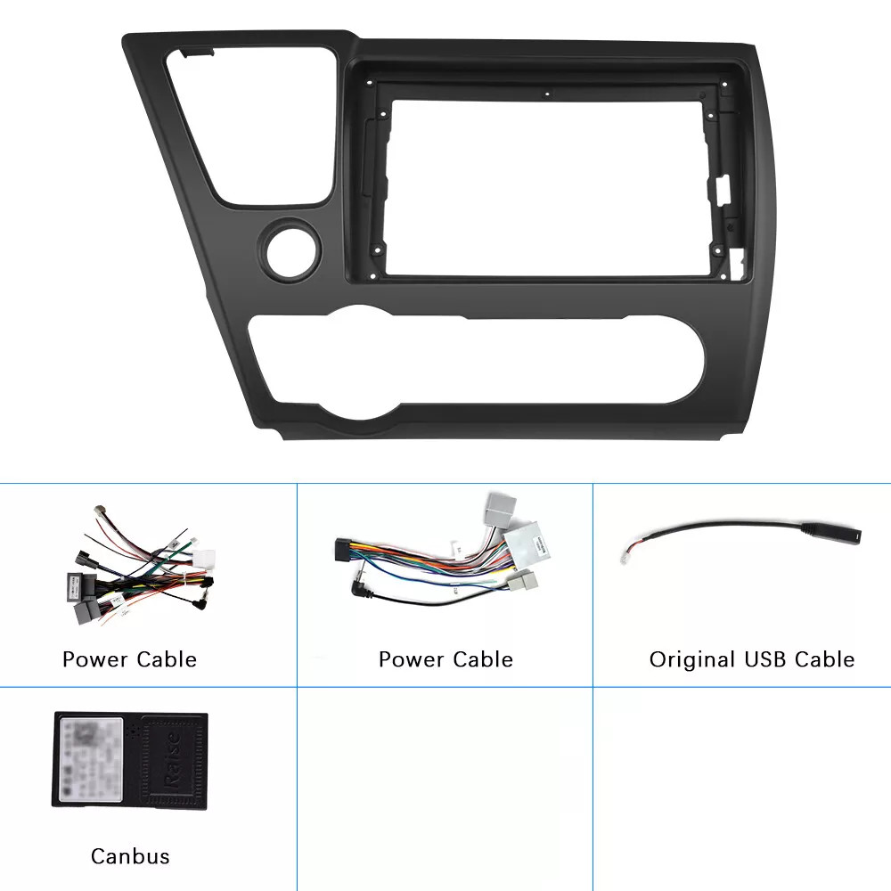 Radio HeadUnit Android13 Navi Wifi CarPlay For Honda Civic 2013 2014 2015 Stereo