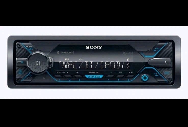 Sony DSX-A415BT Media receiver with Bluetooth FLAC Extrabass W/ Mic Tested