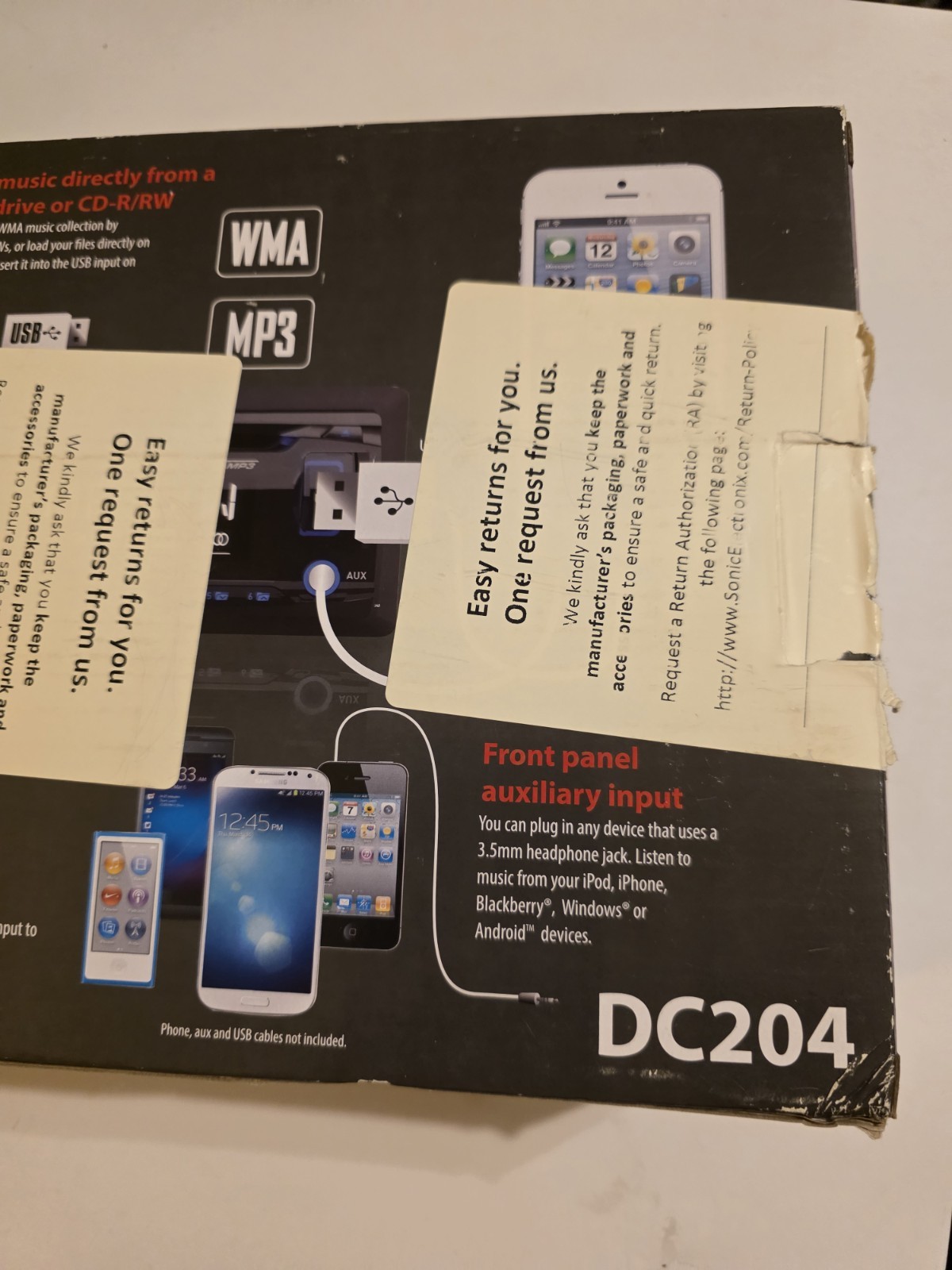 DC204 MP3 WMA CD Reciever for Car