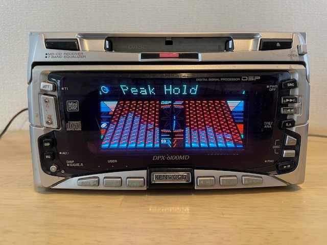KENWOOD DPX-6100MD 2DIN CD MD Receiver CD MD CD playback OK MD malfunction