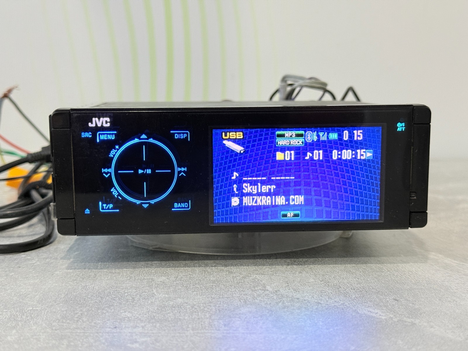 JVC KD-AVX44 Dvd Car Stereo 3.5″ Touchscreen Bluetooth USB 1DIN Head Unit
