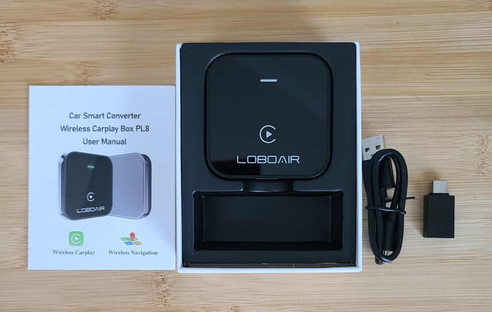 Carplay Automatic Adapter Converts Wired to Wireless Fits Cars 2015+ IOS 10+