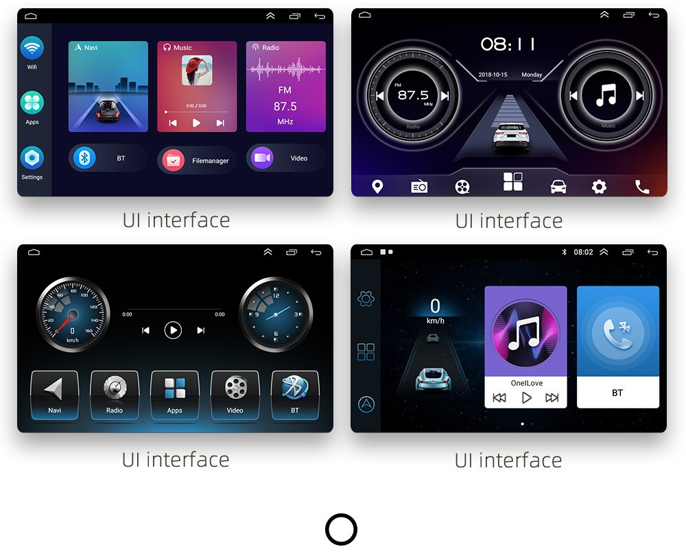 Touch Screen Car MP5 Player Navi 4+32G WIFI SWC Fit For Honda Accord 2008-2012
